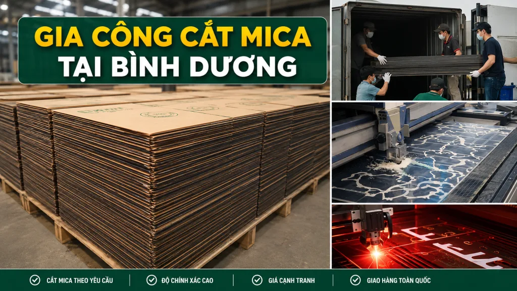 6 Bước gia công mica theo yêu cầu từ A đến Z