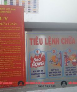 Biển báo nội quy tiêu lệnh PCCC - mua ở đâu?