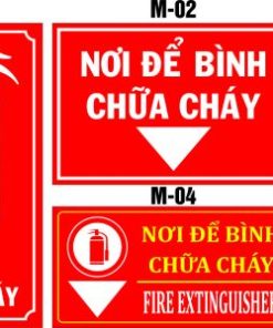 Biển nơi để bình chữa cháy
